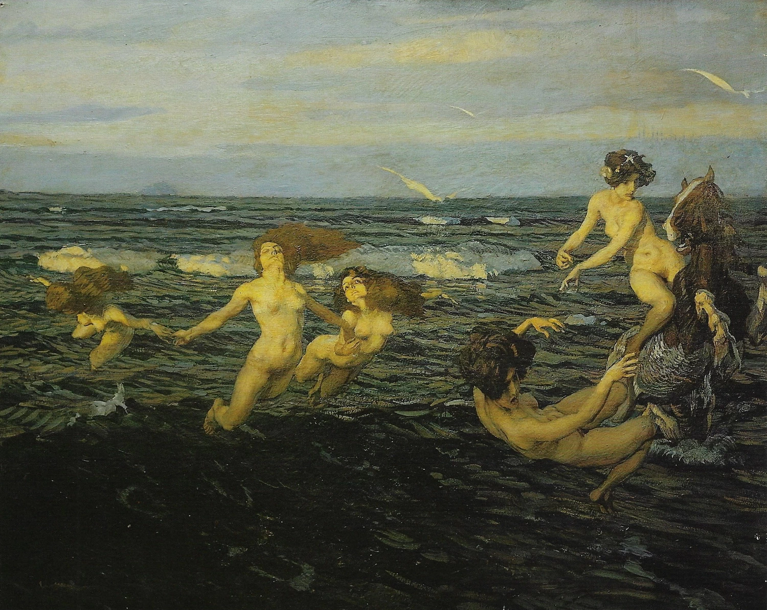 147-Ettore Tito-Le ondine-1919  